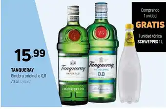 Coviran TANQUERAY Ginebra original o 0,0 oferta