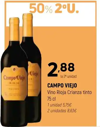 Coviran CAMPO VIEJO Vino Rioja Crianza tinto 75 cl oferta