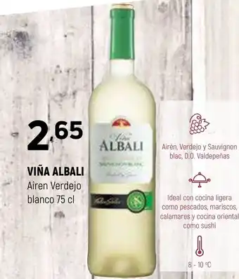 Coviran VIÑA ALBALI Airen Verdejo blanco 75 cl oferta