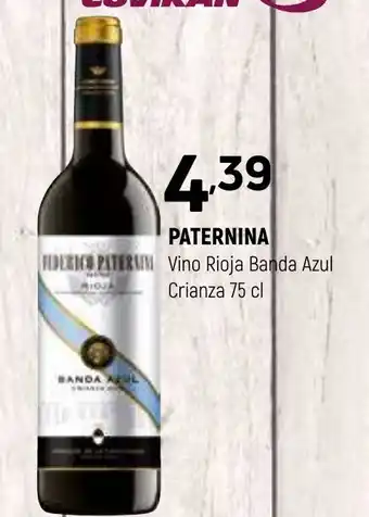 Coviran PATERNINA FIDERIC PATERMIN Vino Rioja Banda Azul Crianza 75 cl oferta
