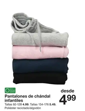 Zeeman Pantalones de chándal infantiles oferta