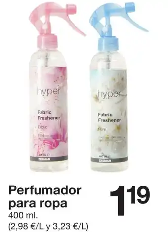 Zeeman Perfumador para ropa oferta