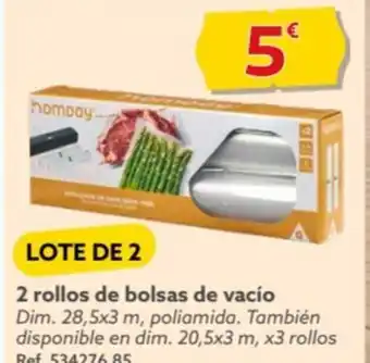 GiFi 2 rollos de bolsas de vacío oferta