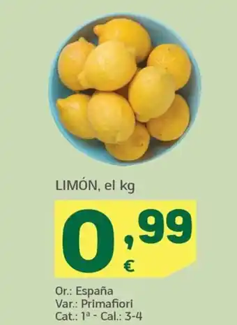HiperDino LIMÓN, el kg oferta