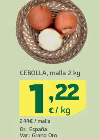 HiperDino CEBOLLA, malla 2 kg oferta