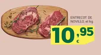 HiperDino ENTRECOT DE NOVILLO, el kg oferta