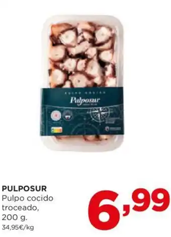 Alimerka PULPOSUR Pulpo cocido troceado, 200 g. oferta