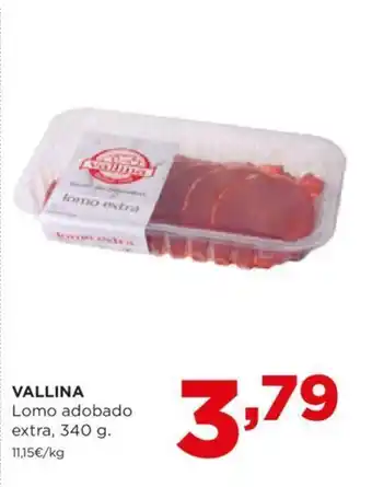Alimerka VALLINA Lomo adobado extra, 340 g. oferta