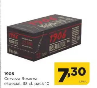 Alimerka 1906 Cerveza Reserva especial, 33 cl. pack 10 oferta