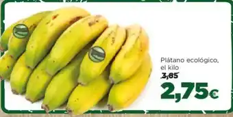 Alimerka Plátano ecológico, el kilo oferta