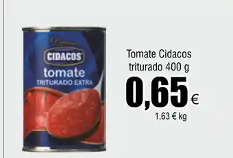 FROIZ Tomate Cidacos triturado 400 g oferta