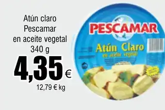 FROIZ Atún claro Pescamar en aceite vegetal 340 g oferta