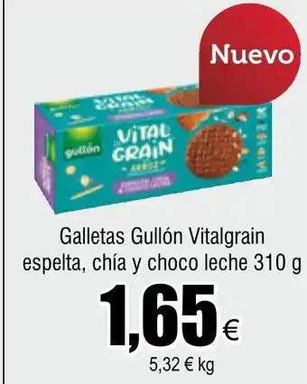 FROIZ Galletas Gullón Vitalgrain espelta, chía y choco leche 310 g oferta