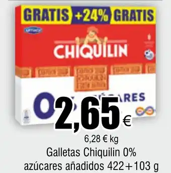 FROIZ Galletas Chiquilin 0% azúcares añadidos 422+103 g oferta