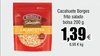 FROIZ Cacahuete Borges frito salado bolsa 200 g oferta