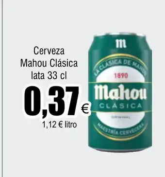 FROIZ Cerveza Mahou Clásica lata 33 cl oferta