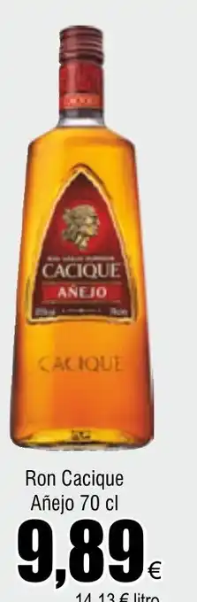 FROIZ Ron Cacique Añejo 70 cl oferta