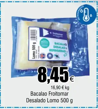 FROIZ Bacalao Froitomar Desalado Lomo 500 g oferta