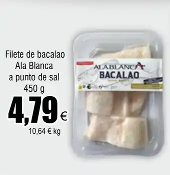 FROIZ Filete de bacalao Ala Blanca a punto de sal oferta