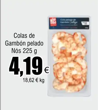 FROIZ Colas de Gambón pelado Nós 225 g oferta
