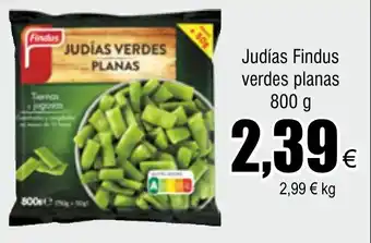 FROIZ Judías Findus verdes planas 800 g oferta