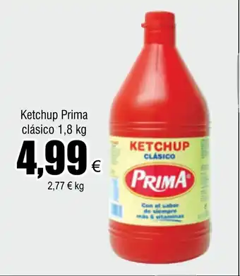FROIZ Ketchup Prima clásico 1,8 kg oferta
