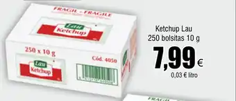 FROIZ Ketchup Lau 250 bolsitas 10 g oferta