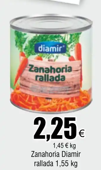 FROIZ Zanahoria Diamir rallada 1,55 kg oferta