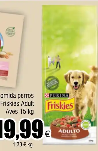 FROIZ Comida perros Friskies Adult Aves 15 kg oferta