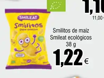 FROIZ Smilitos de maíz Smileat ecológicos 38 g oferta