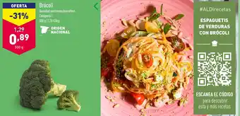 ALDI Brócoli Variedad parthenon/marathon. Categoría I. oferta