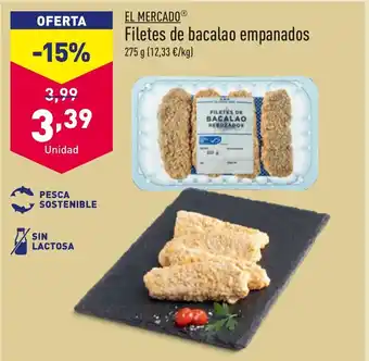ALDI Filetes de bacalao empanados 275 g oferta