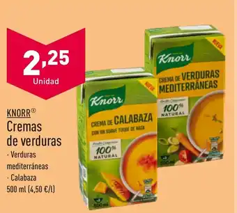 ALDI Cremas de verduras oferta