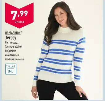ALDI UP2FASHIONⓇ Jersey Con viscosa. Tacto agradable. Disponible oferta