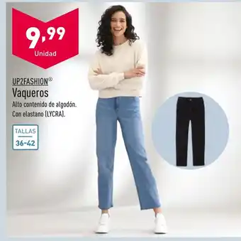 ALDI UP2FASHION Ⓡ Vaqueros Alto contenido de algodón. oferta