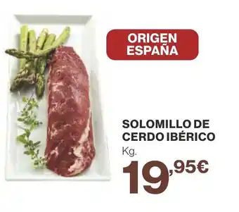 Supercor SOLOMILLO DE CERDO IBÉRICO Kg. oferta
