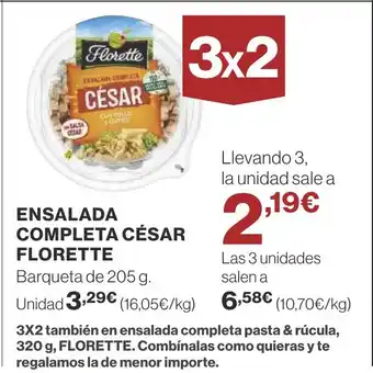 Supercor ENSALADA COMPLETA CÉSAR FLORETTE oferta