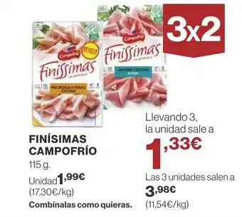 Supercor FINÍSIMAS CAMPOFRÍO 115 g. oferta