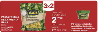 Supercor PASTA FRESCA DE LA HUERTA RANA oferta