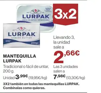 Supercor MANTEQUILLA LURPAK oferta