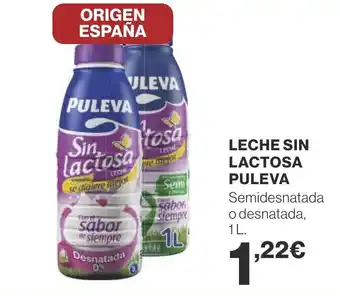 Supercor LECHE SIN LACTOSA PULEVA oferta