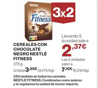 Supercor CEREALES CON CHOCOLATE NEGRO NESTLÉ FITNESS oferta