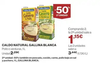 Supercor CALDO NATURAL GALLINA BLANCA oferta