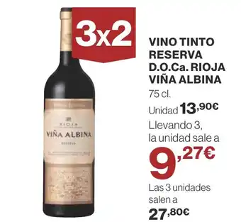 Supercor VINO TINTO CRIANZA D.O.Ca. RIOJA VINA ALBINA oferta