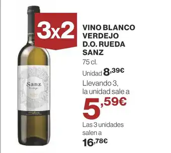 Supercor VINO BLANCO VERDEJO D.O.RUEDA SANZ oferta