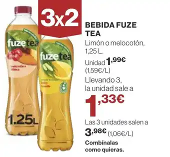 Supercor BEBIDA FUZE TEA oferta