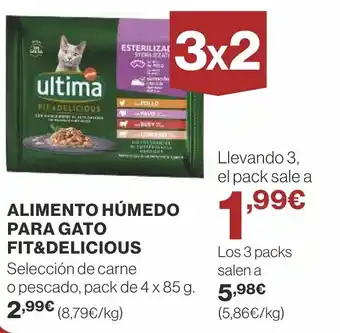 Supercor ALIMENTO HÚMEDO PARA GATO FIT&DELICIOUS oferta