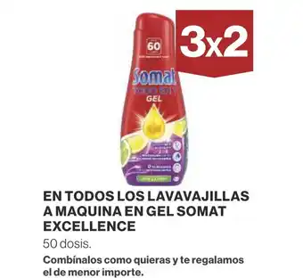 Supercor EN TODOS LOS LAVAVAJILLAS A MAQUINA EN GEL SOMAT EXCELLENCE oferta