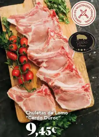 Gadis Chuletas de Lomo "Cerdo Duroc" oferta
