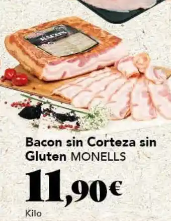 Gadis Bacon sin Corteza sin Gluten MONELLS oferta